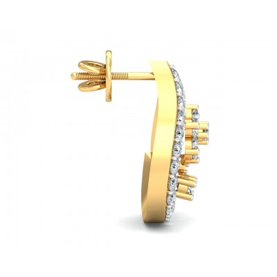 Rima Gold Diamond Earrings